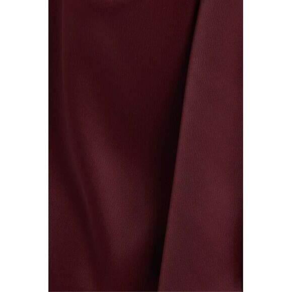 NWT WAYF Off the Shoulder Satin Cocktail Dress in Port. Size: XL - Picture 6 of 6